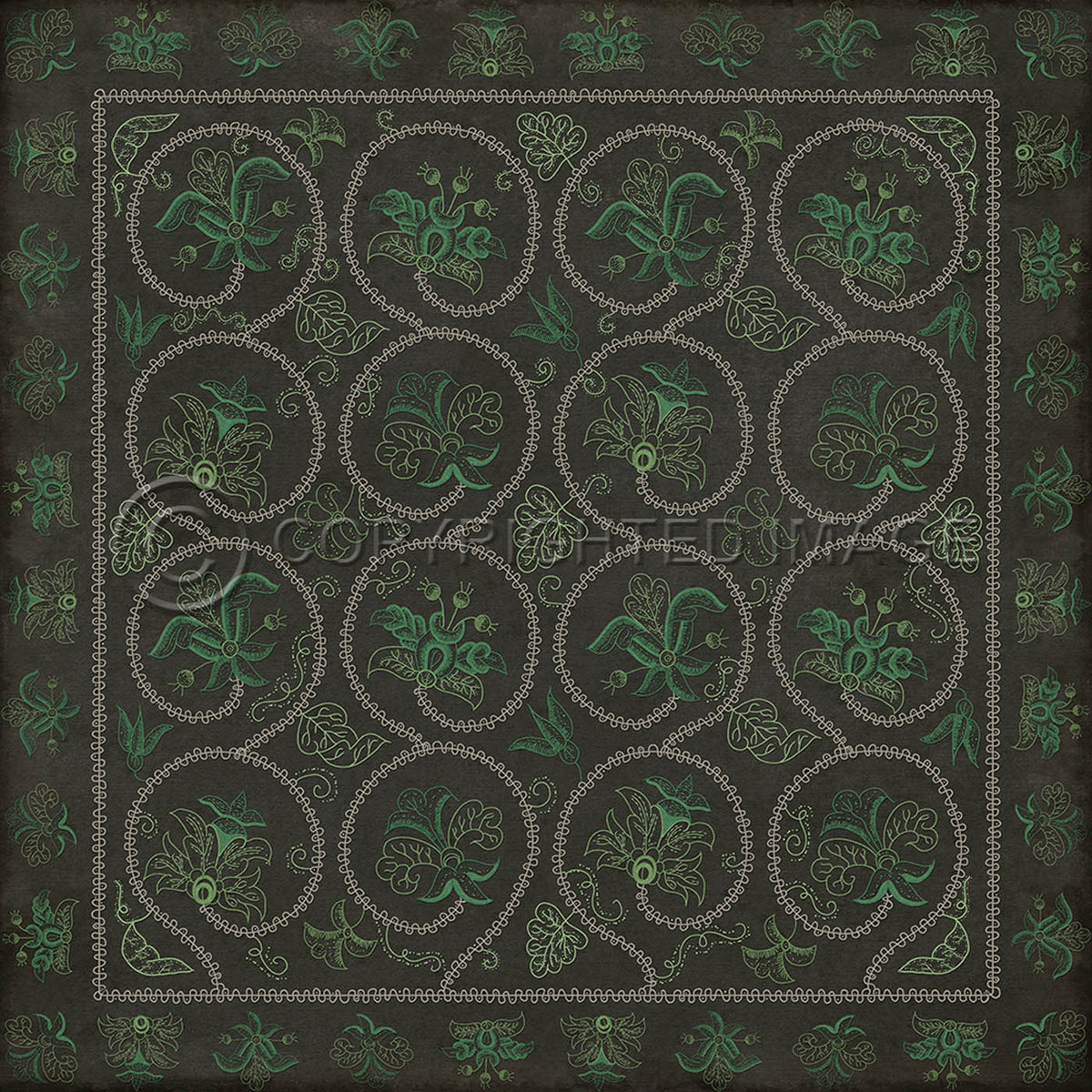 Crewelwork Beebalm 120x120