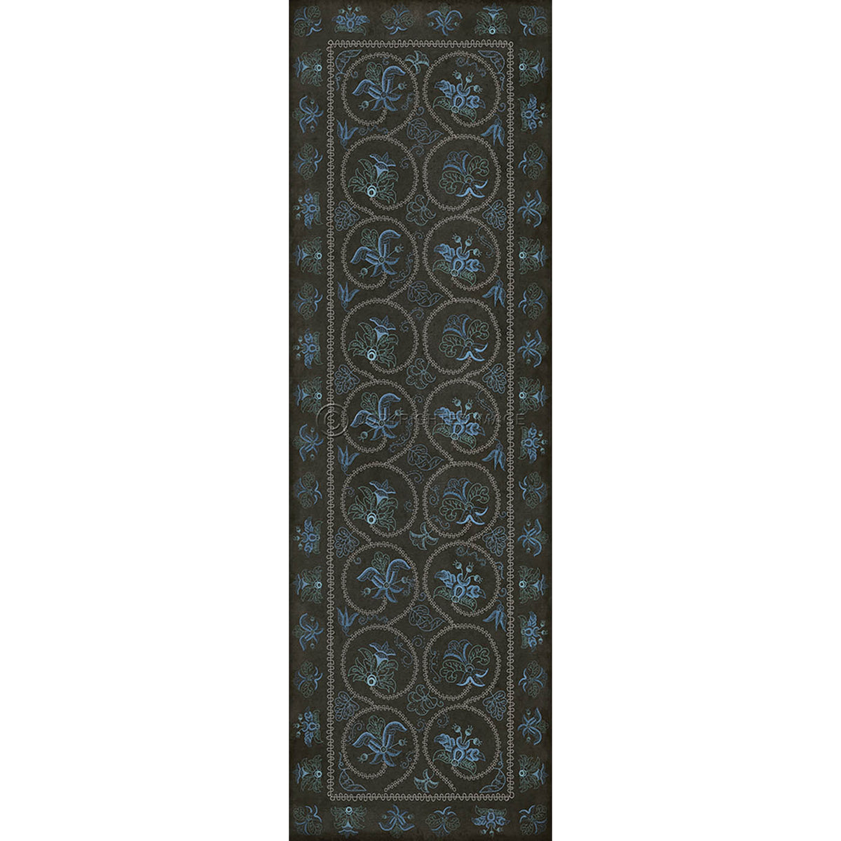 Crewelwork Delphinium 36x115