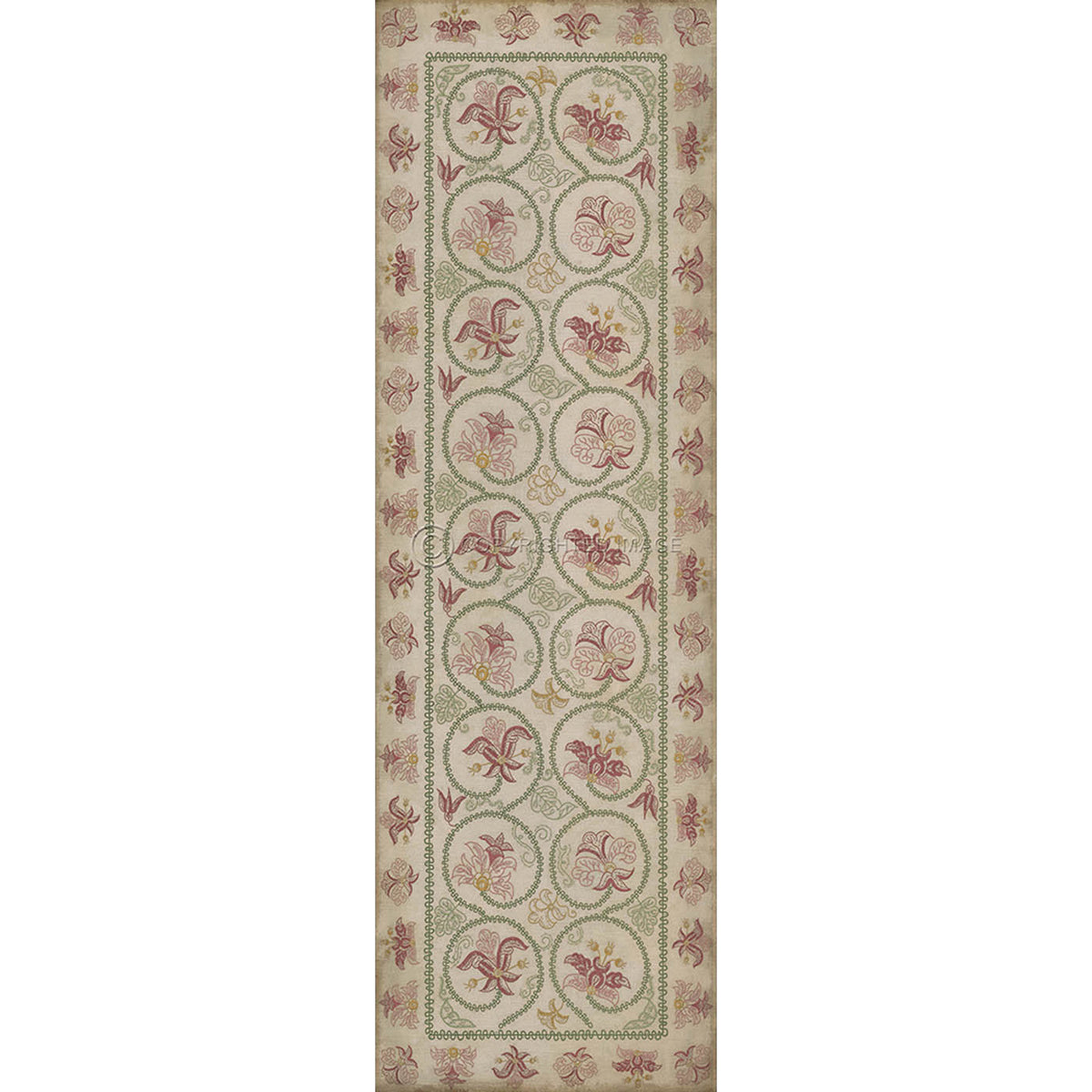 Crewelwork Rose Campion 36x115