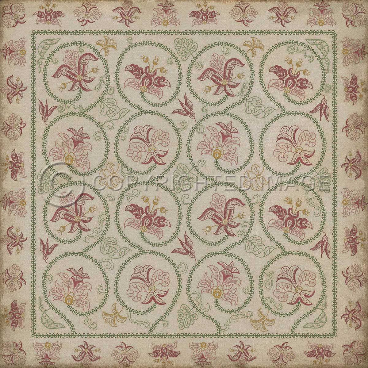 Crewelwork Rose Campion 120x120