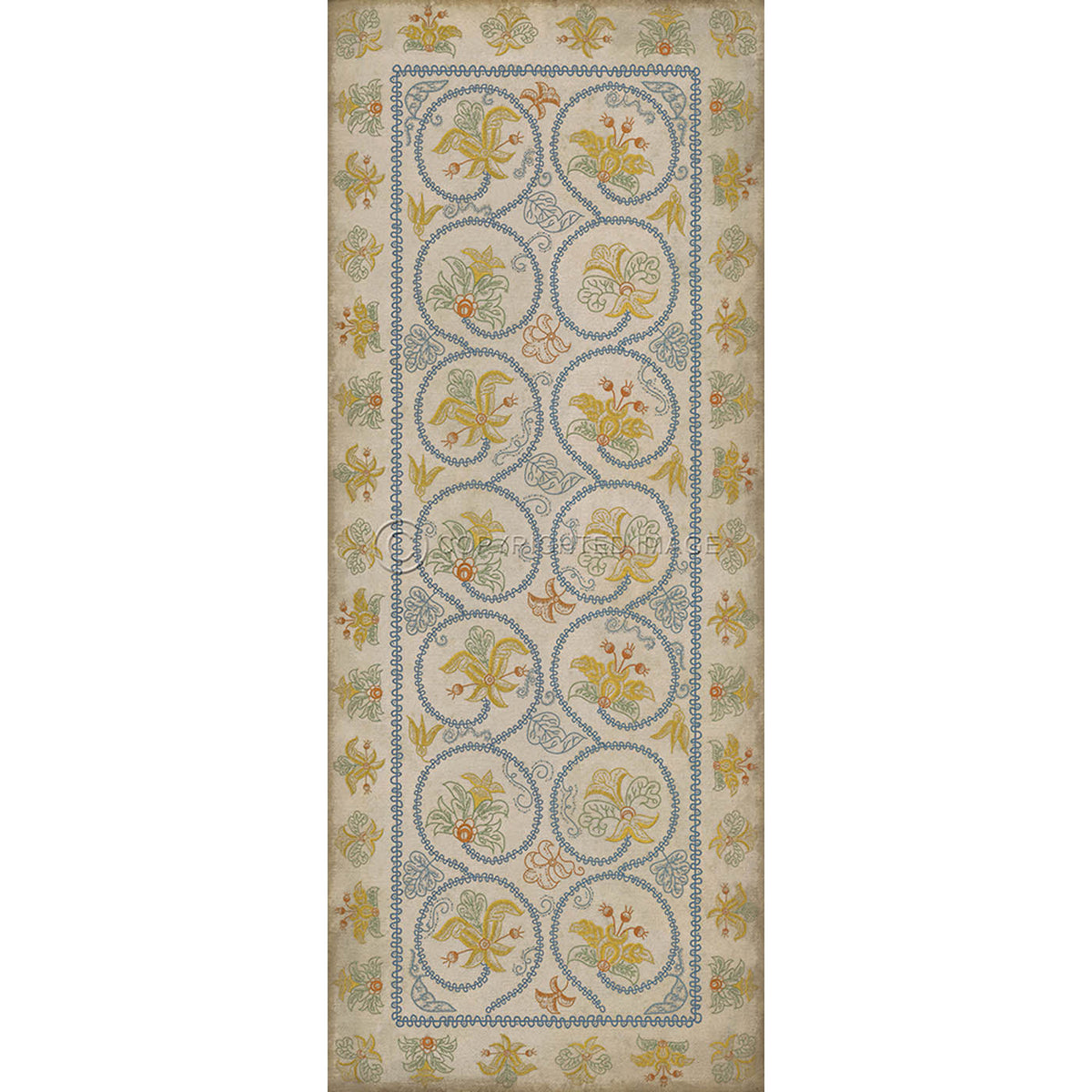 Crewelwork Sweetflag 36x90