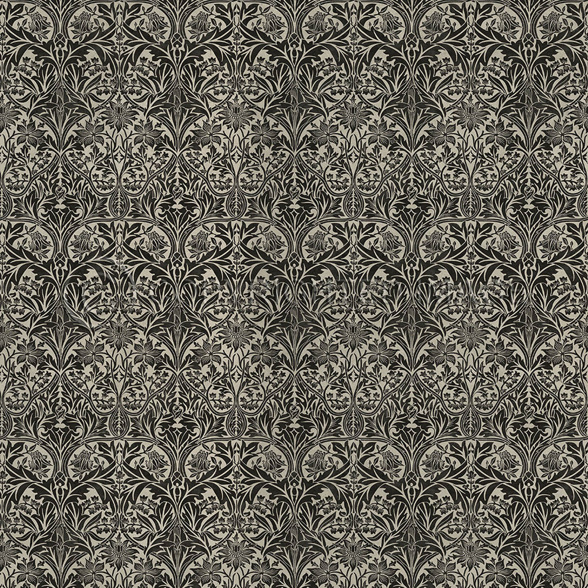 Bluebell Black and Dove 36x36