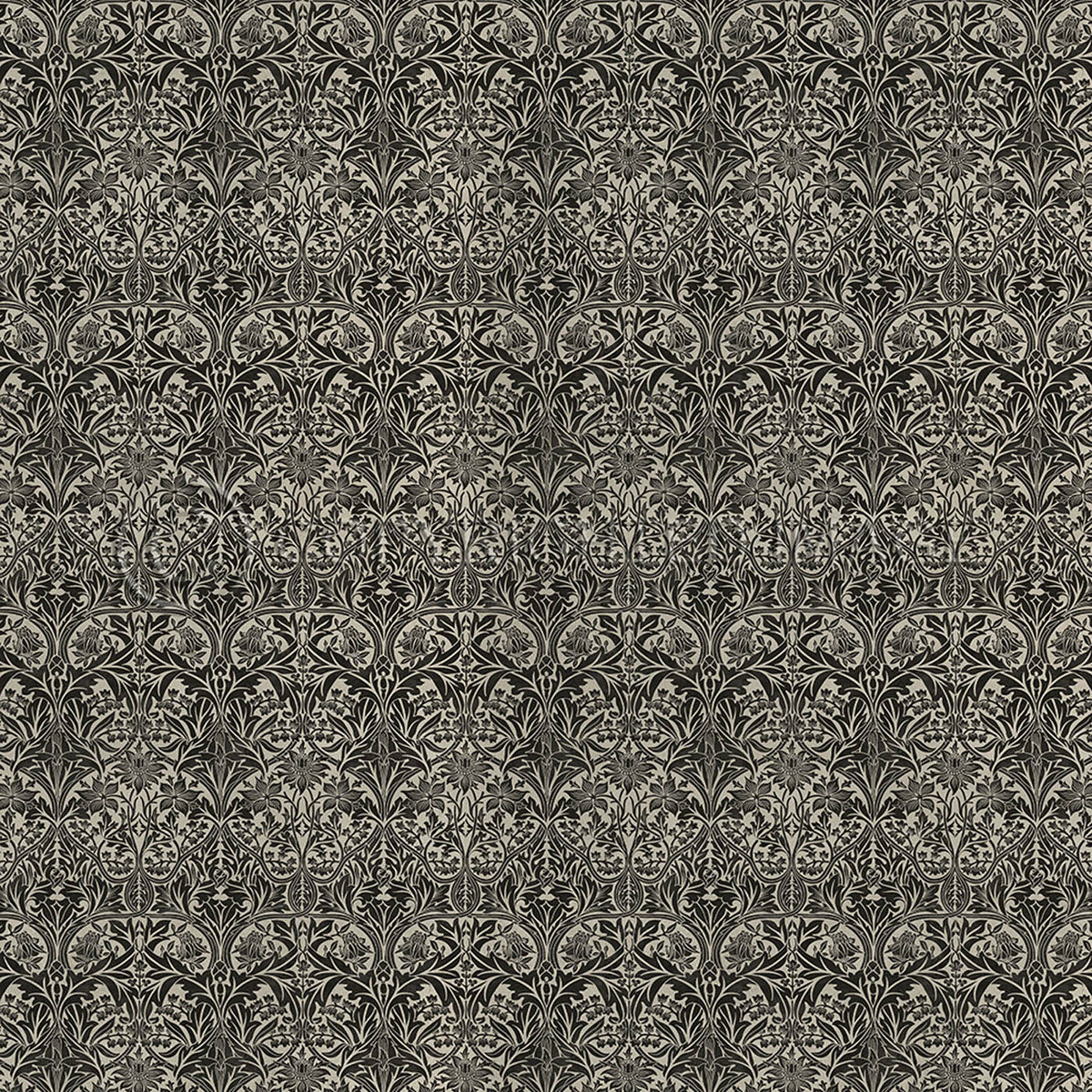 Bluebell Black and Dove 48x48