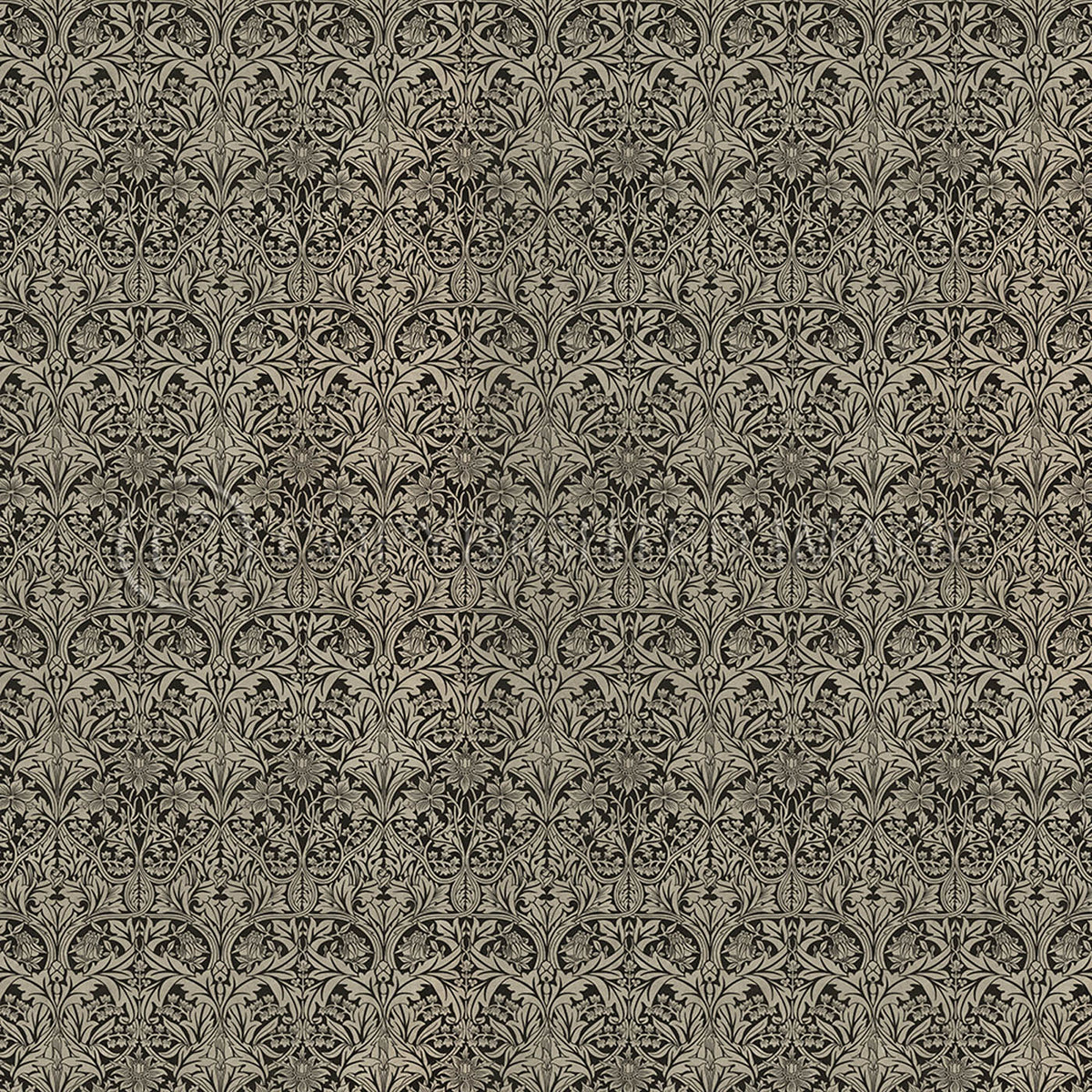 Bluebell Calico and Black 48x48