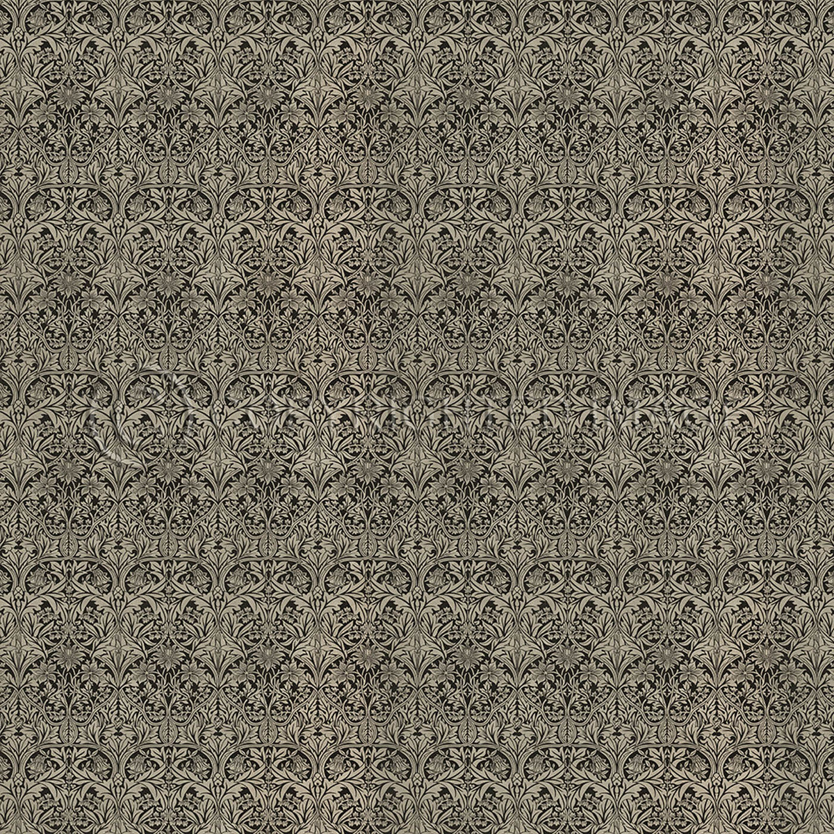 Bluebell Calico and Black 60x60