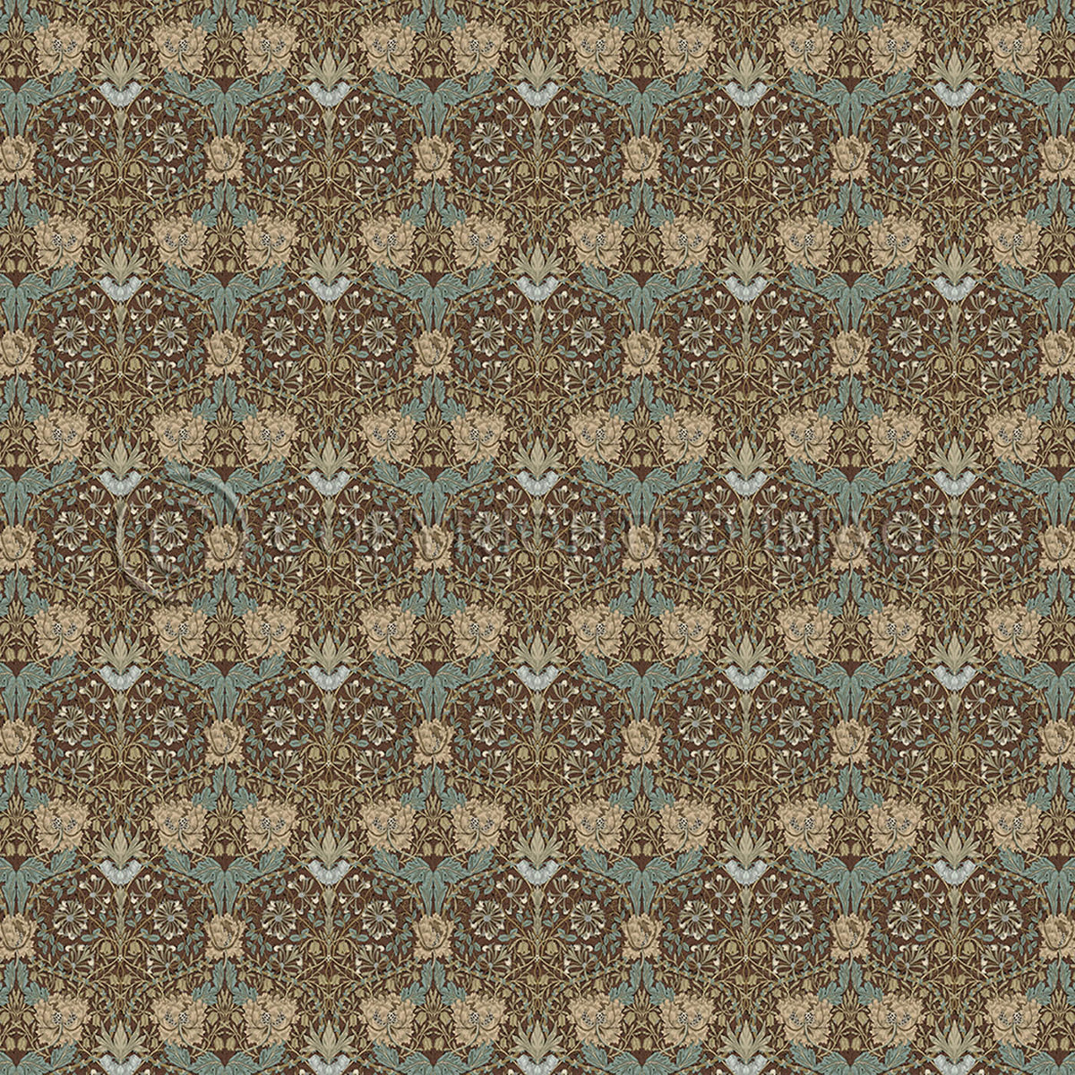 Honeysuckle and Tulip Bullrush 72x72