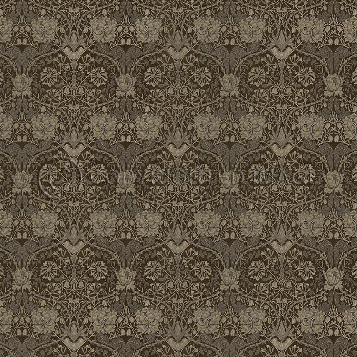 Honeysuckle and Tulip Sienna 48x48