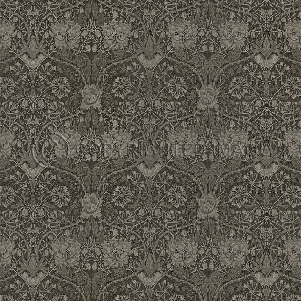 Honeysuckle and Tulip Steel 36x36