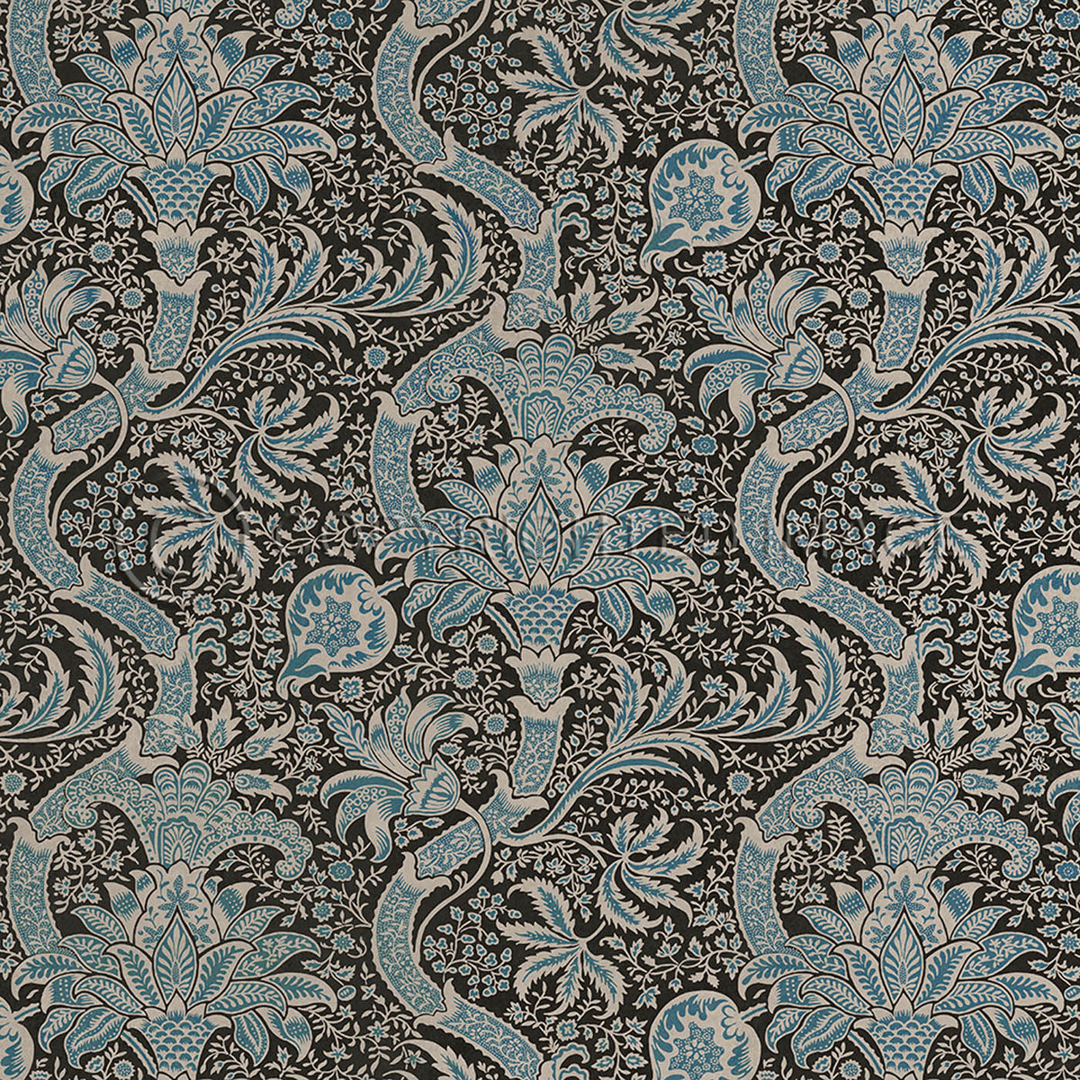 Indian Black and Cobalt 60x60