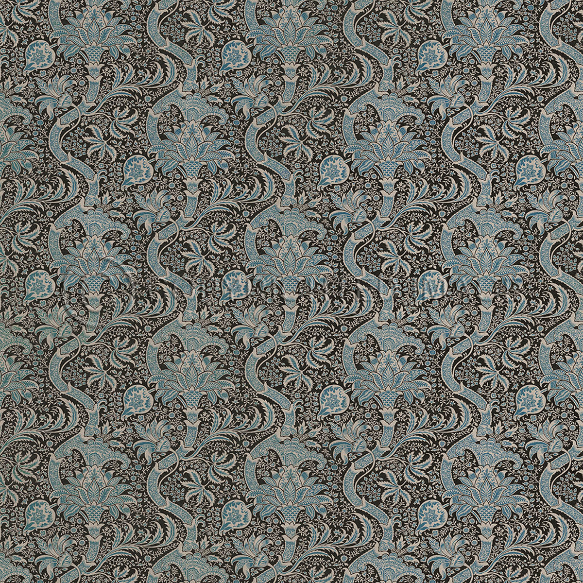 Indian Black and Cobalt 120x120