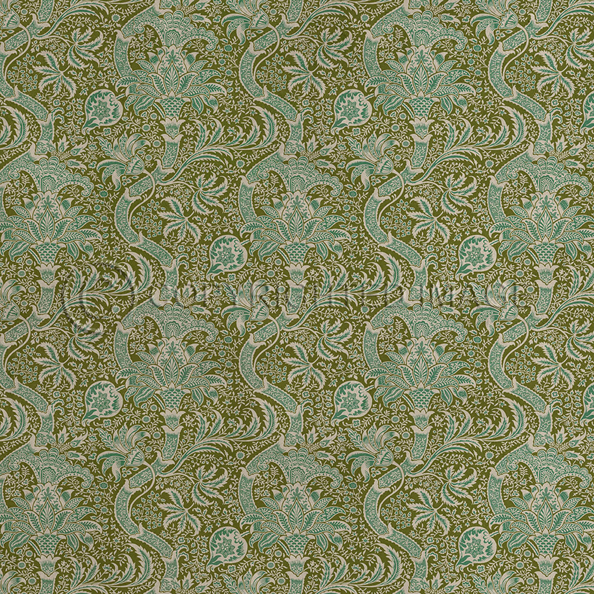 Indian Olive and Teal 96x96