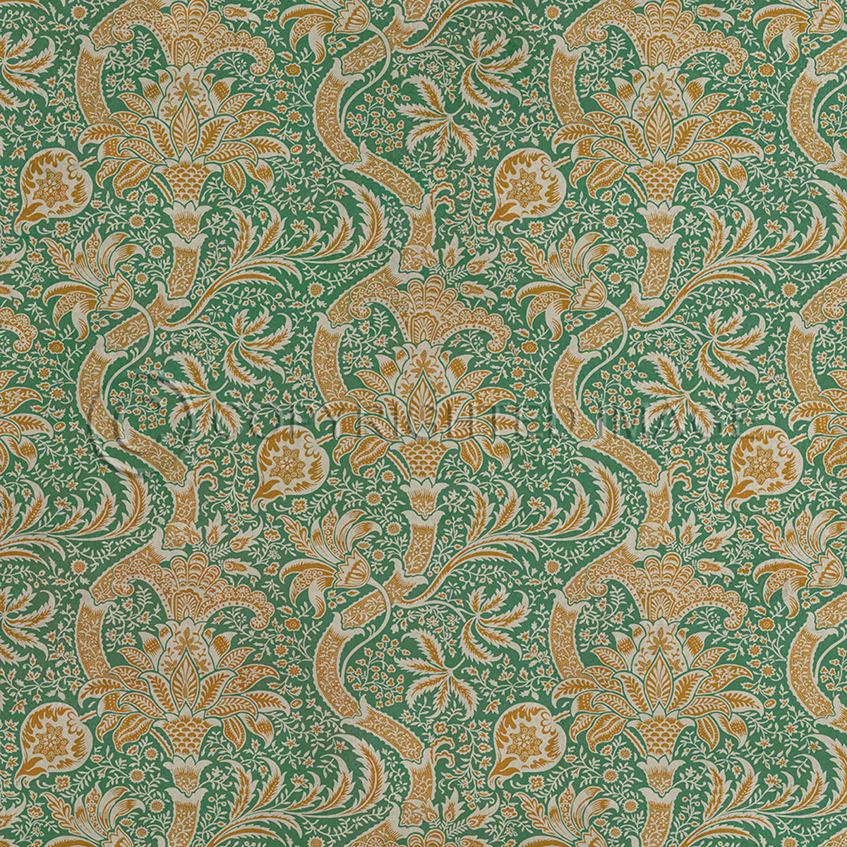 Indian Orange and Fern 72x72