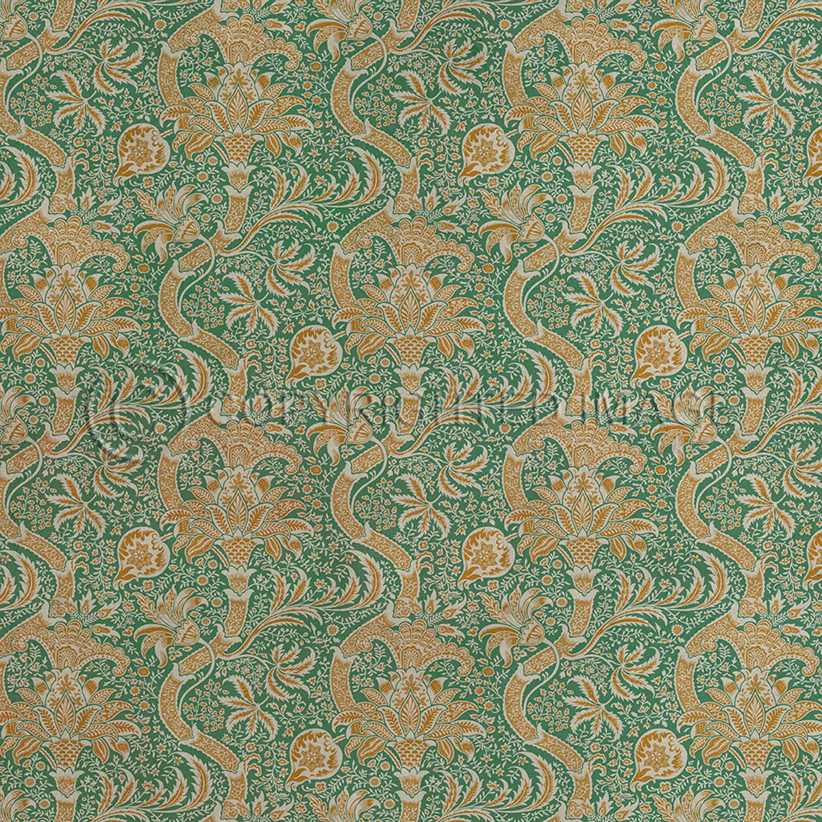 Indian Orange and Fern 96x96