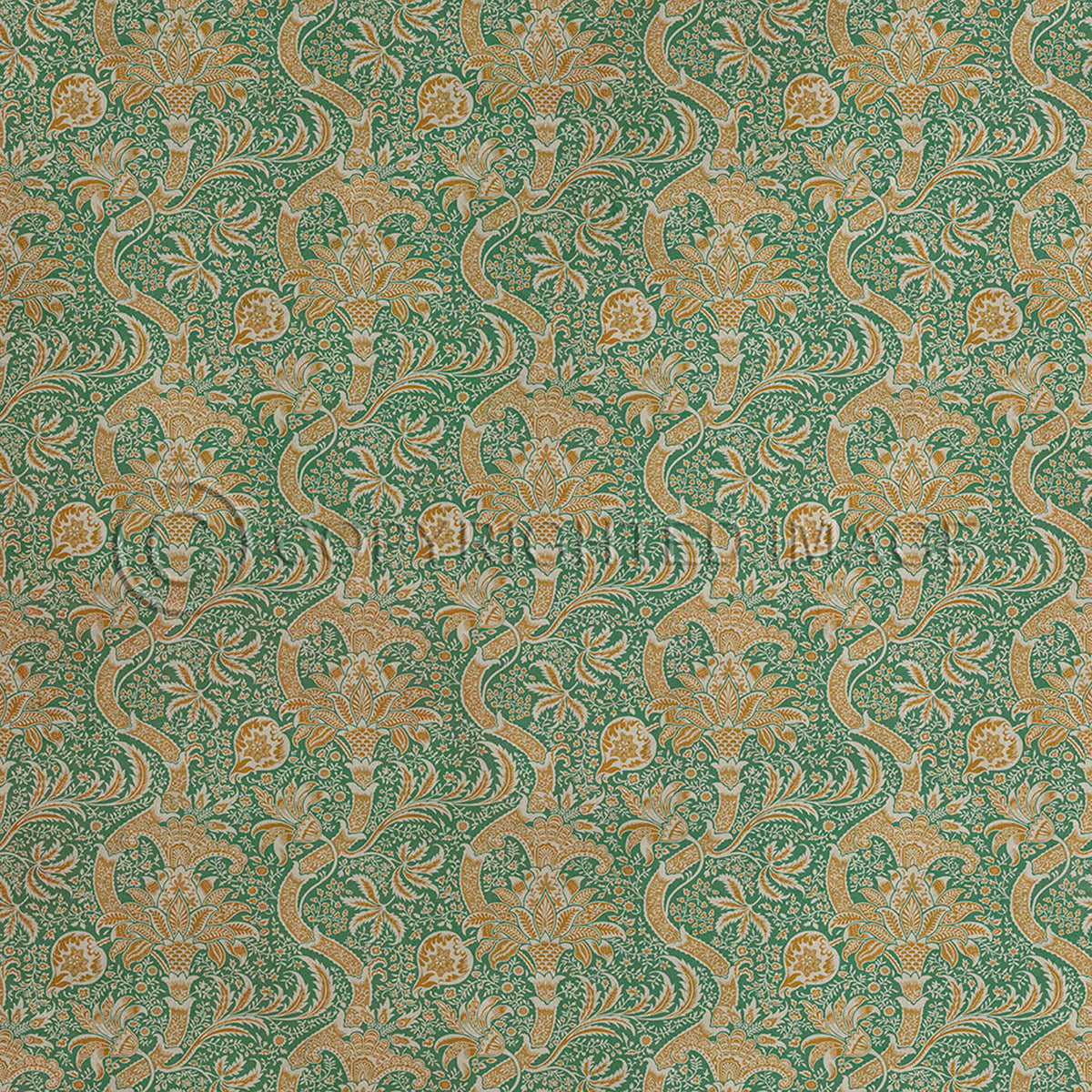 Indian Orange and Fern 120x120