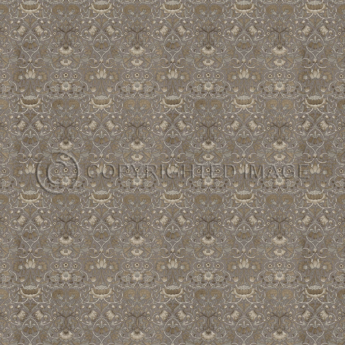 Lodden Taupe and Gold 72x72