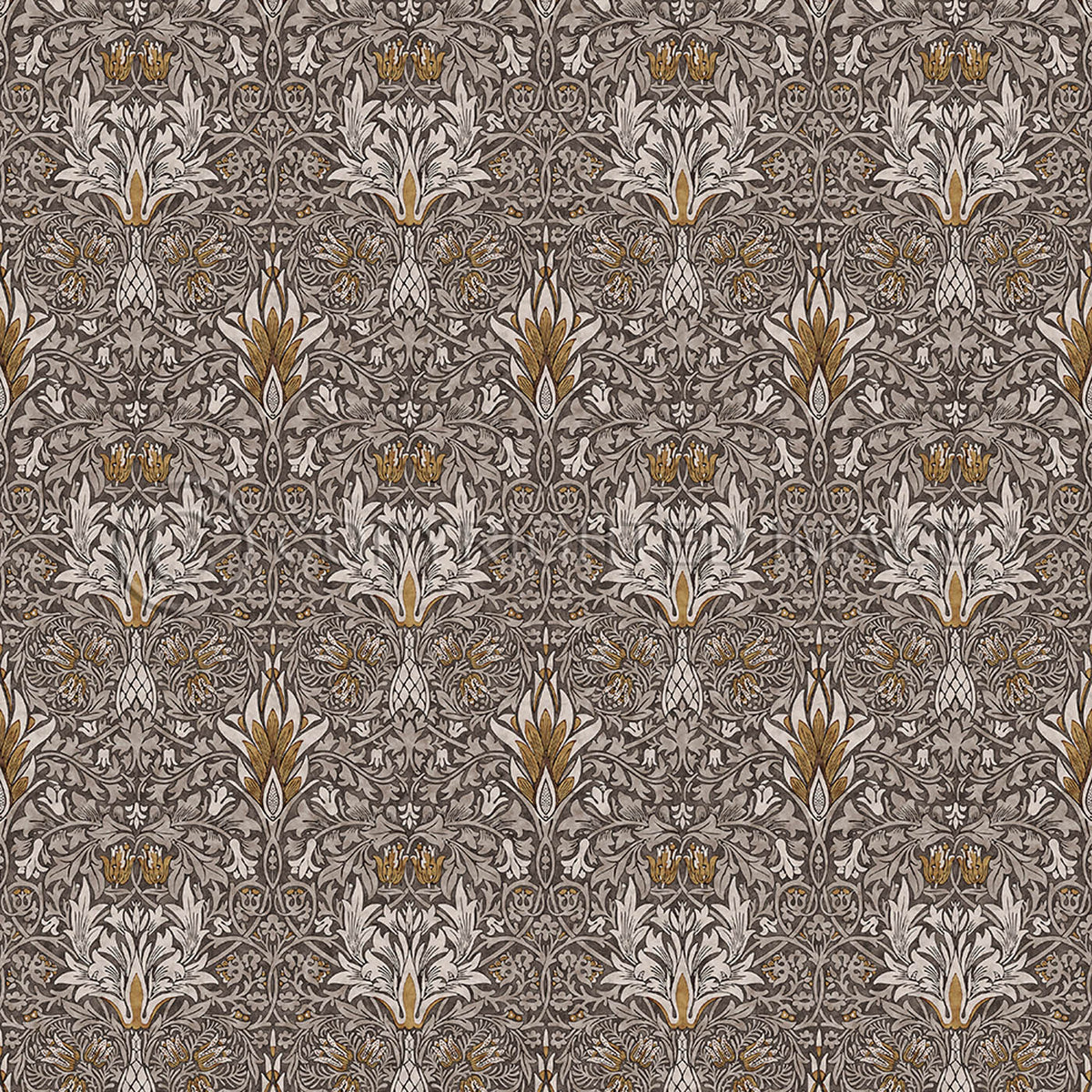 Snakeshead Slate and Gold 36x36