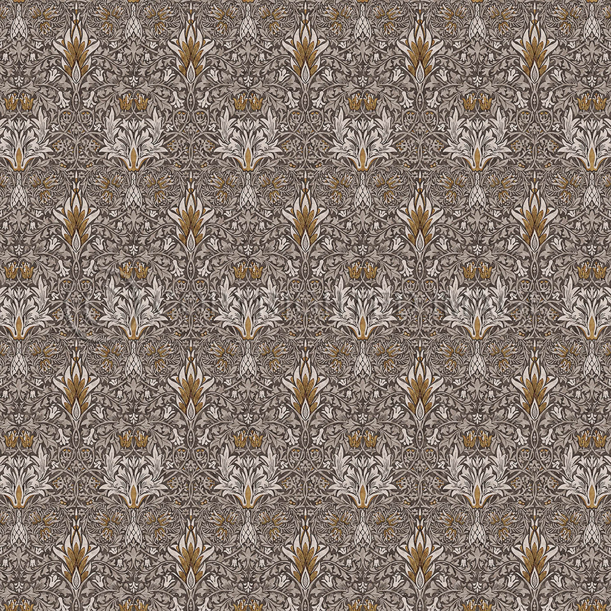 Snakeshead Slate and Gold 48x48