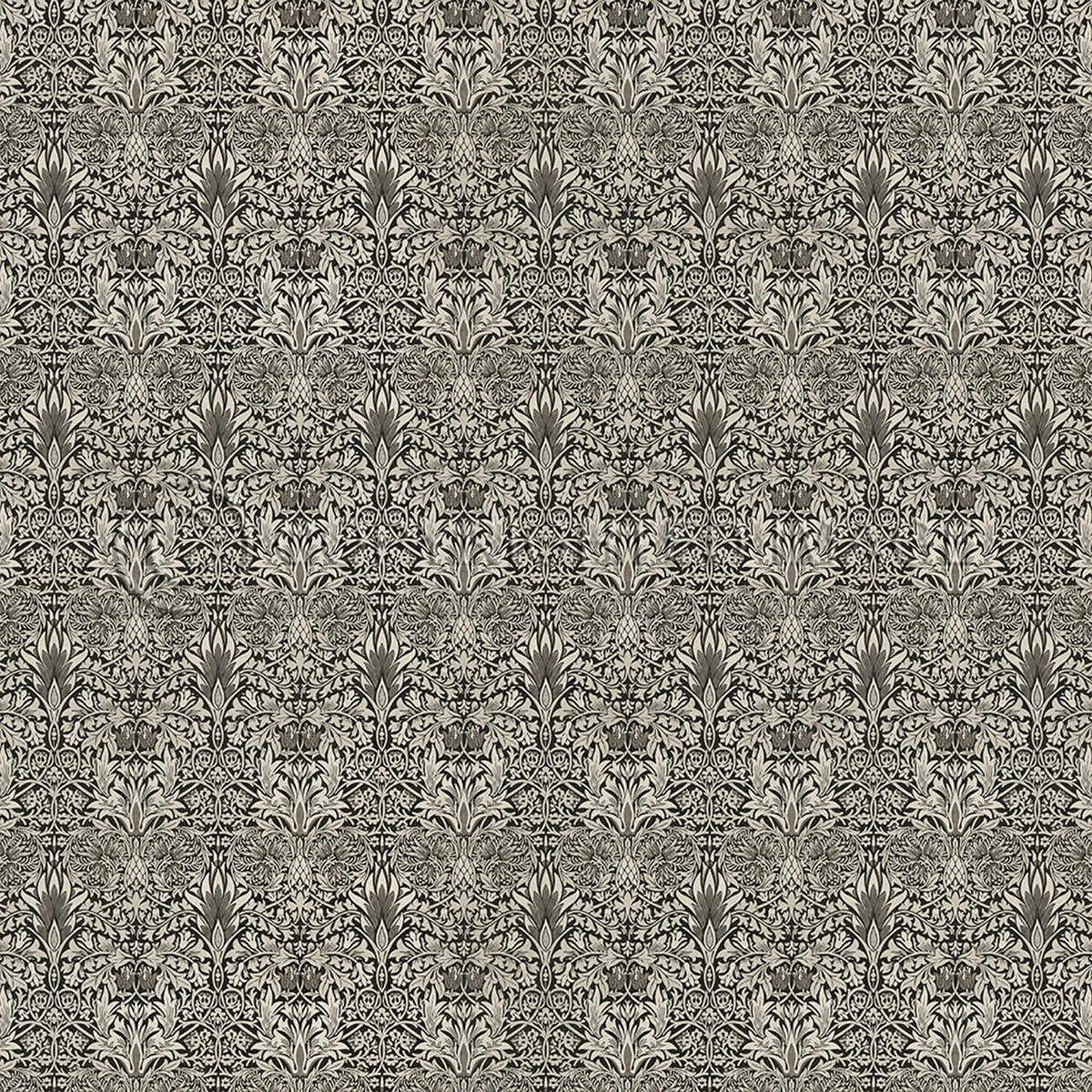 Snakeshead Black and Parchment 60x60