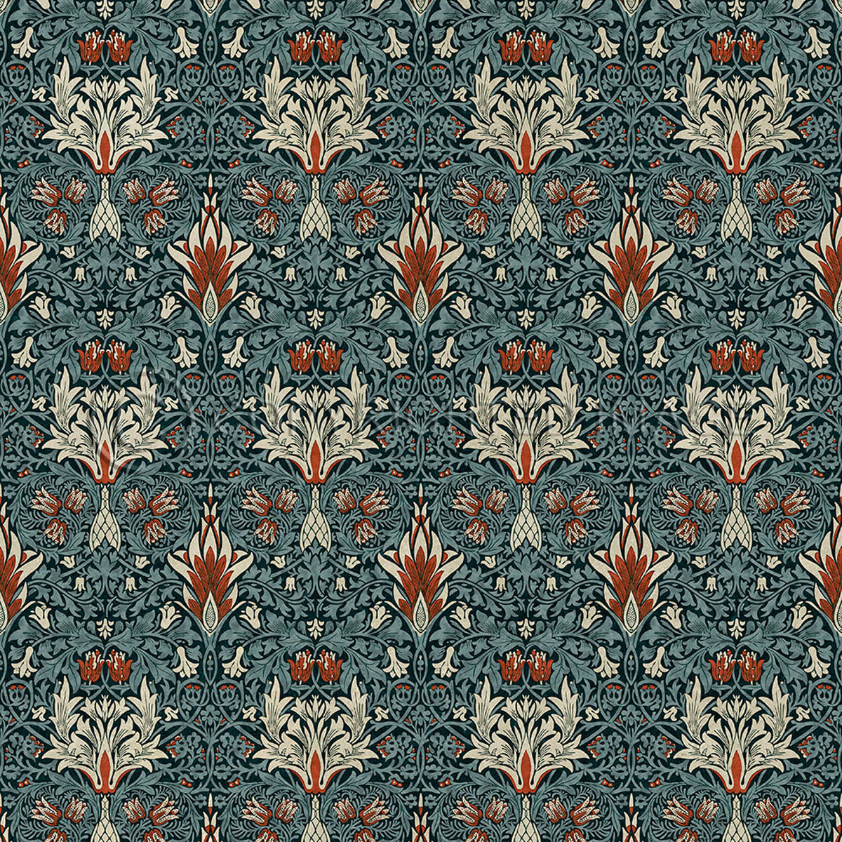 Snakeshead Thistle and Russet 36x36