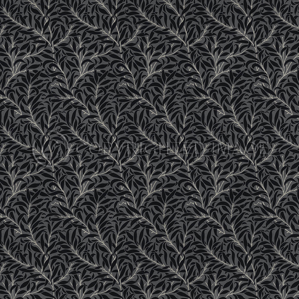 Willow Bough Black 48x48