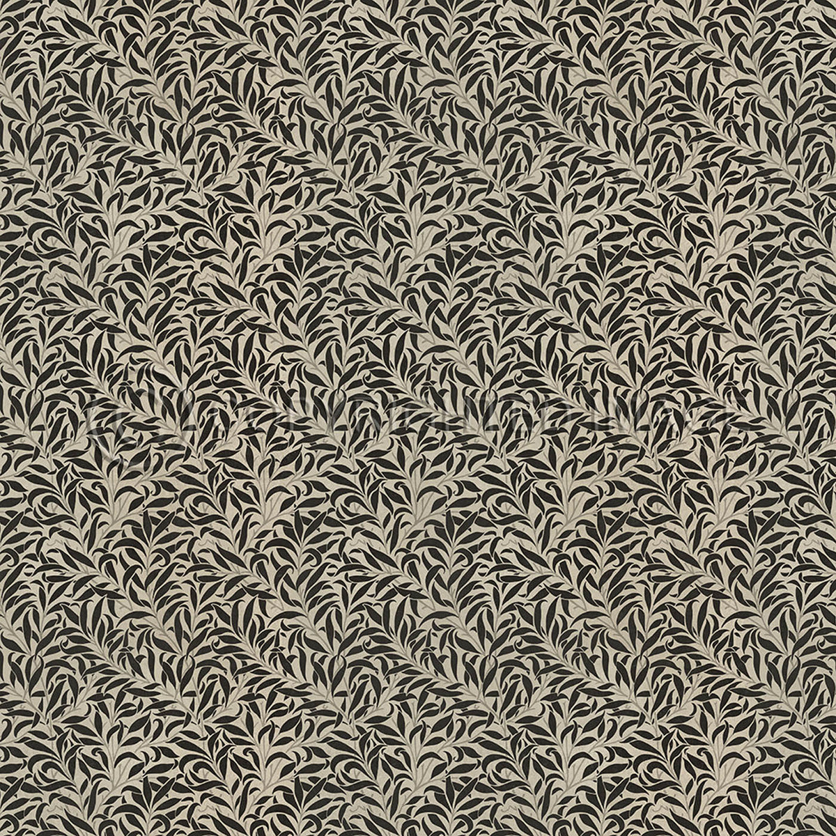 Willow Bough Hemp and Black 60x60