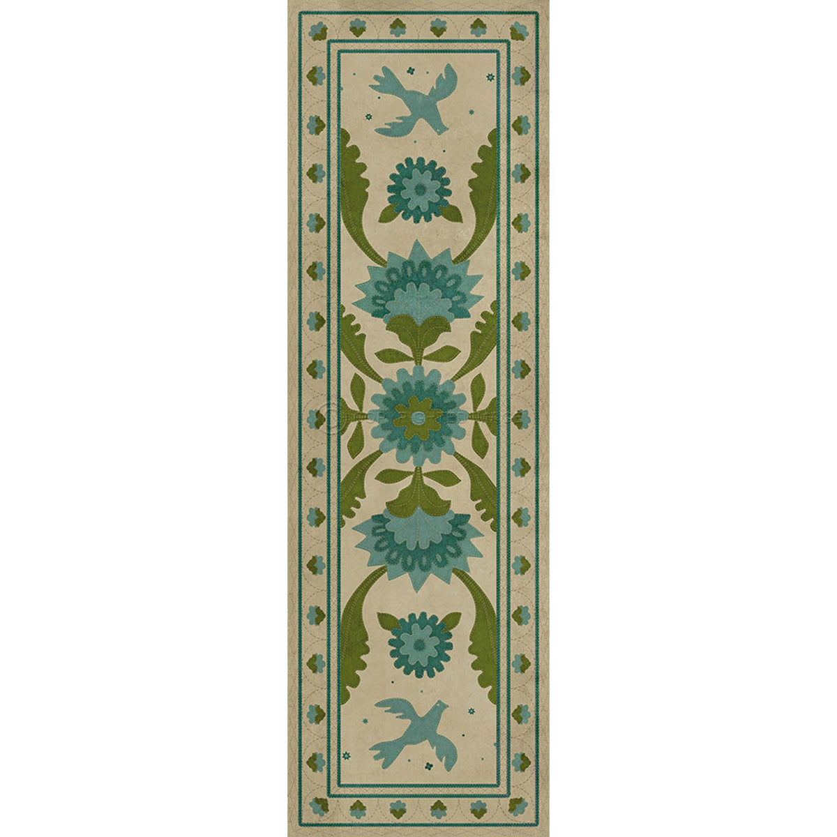 Applique Azure Moss 36x115