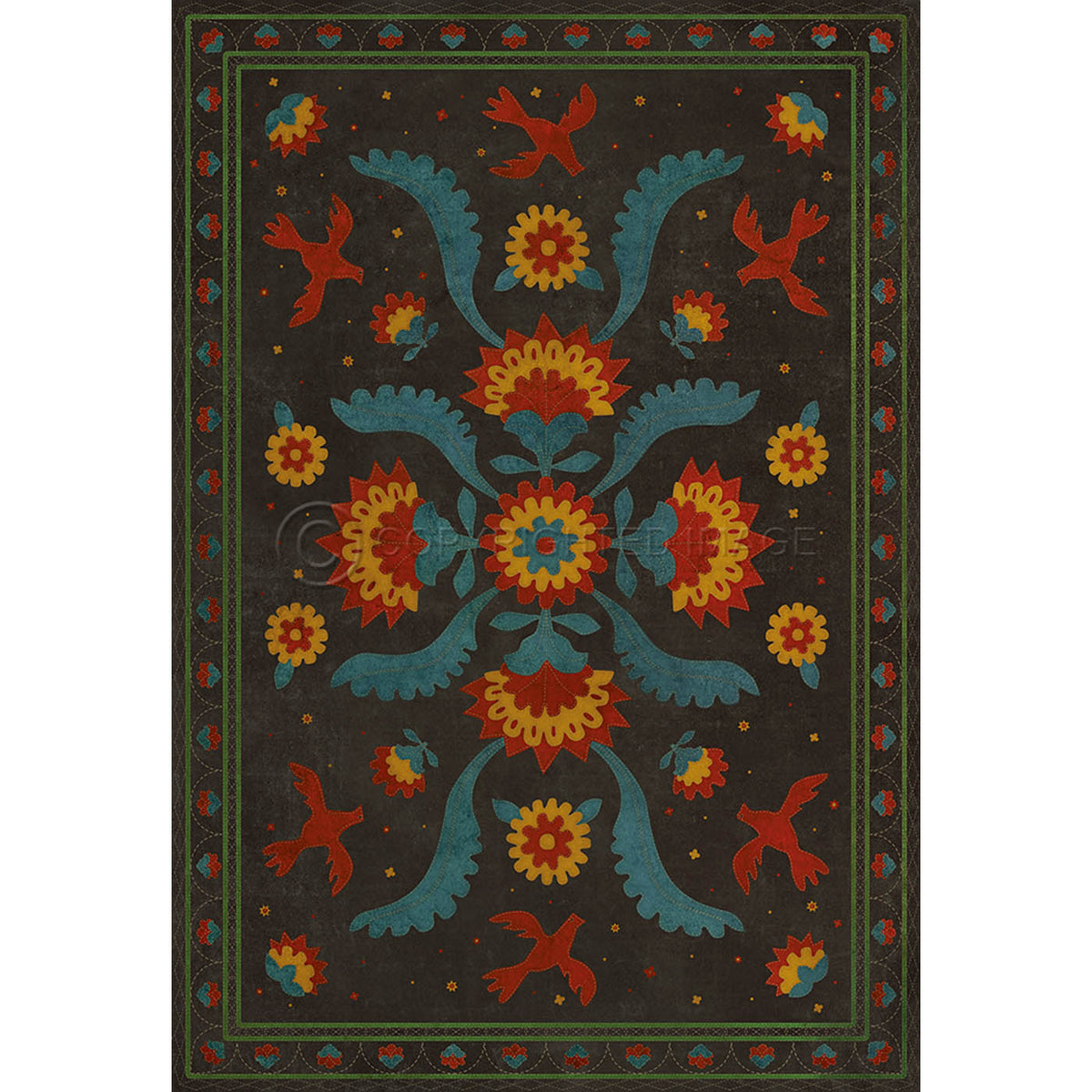 Applique Gossip of Swallows 120x175