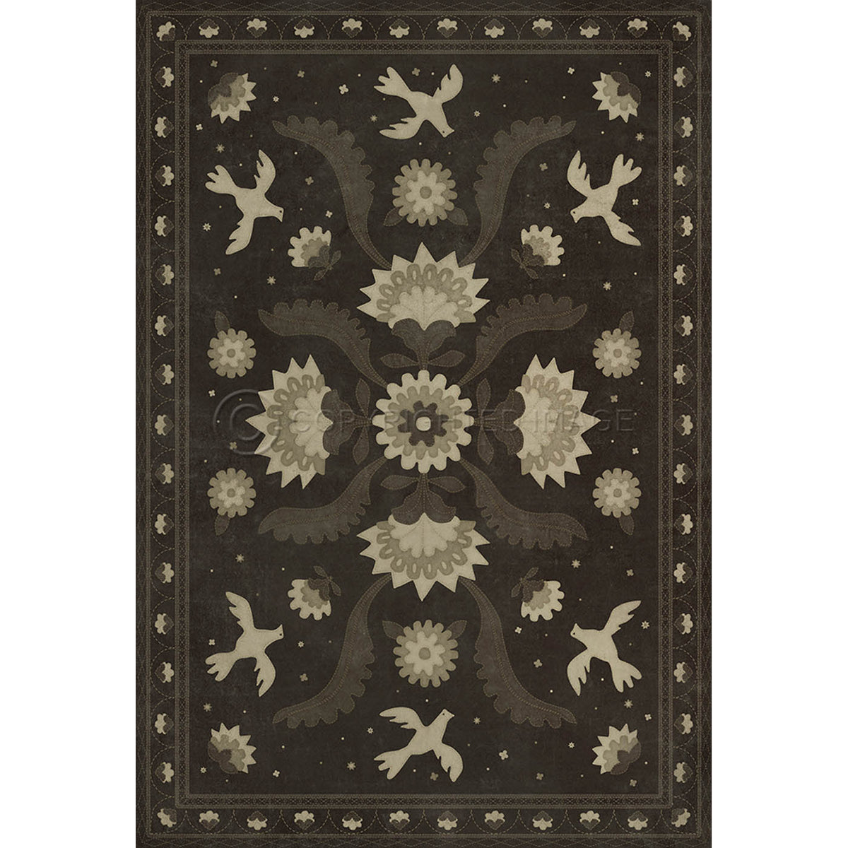 Applique Stitches of the Hours 38x56