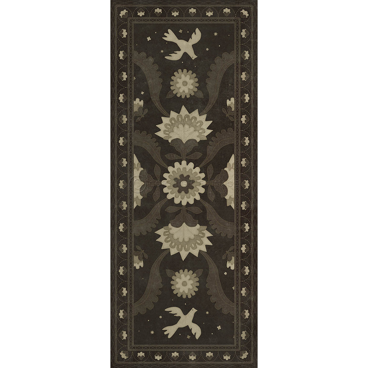 Applique Stitches of the Hours 36x90