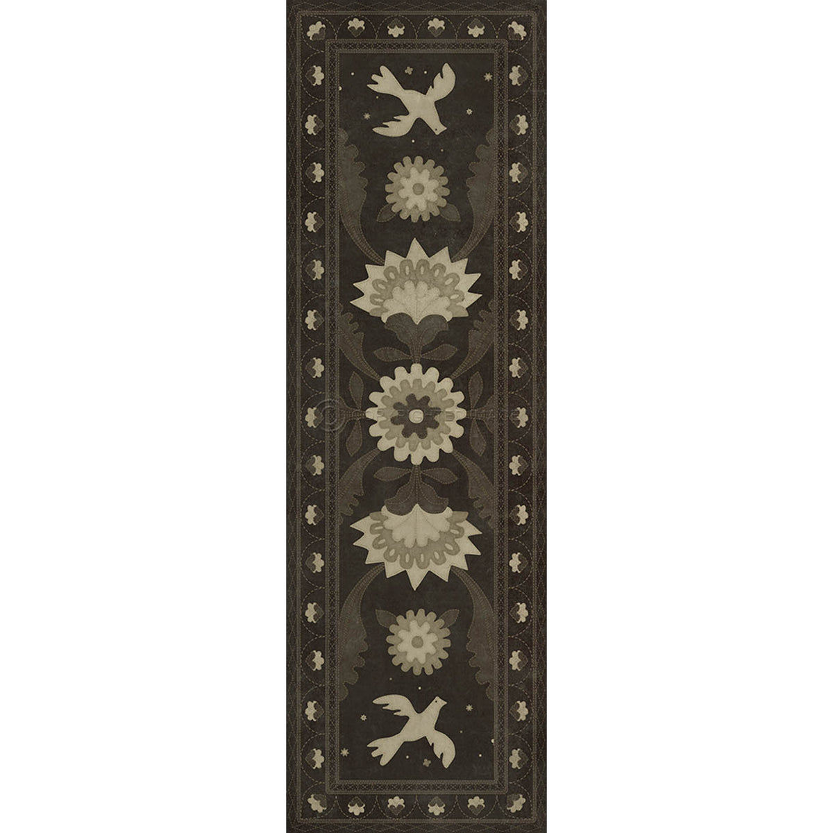 Applique Stitches of the Hours 36x115