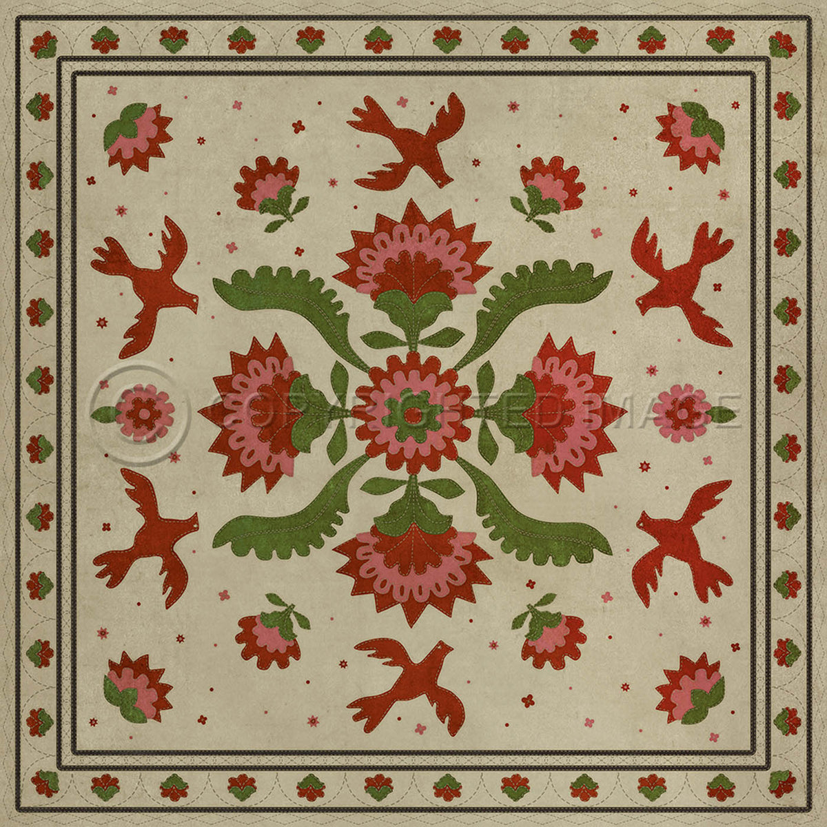 Applique The Frolic 36x36