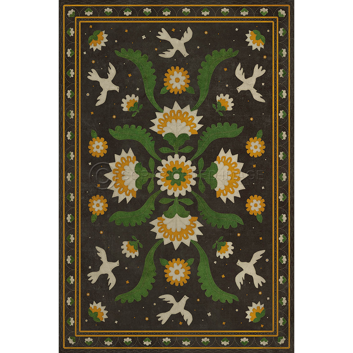 Applique The Greenest Dells 20x30