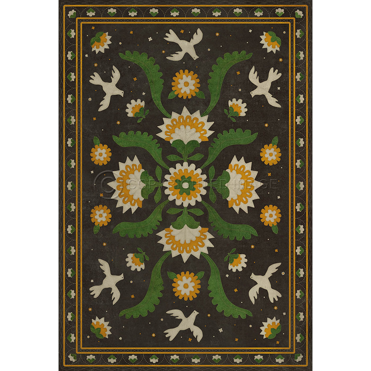 Applique The Greenest Dells 52x76