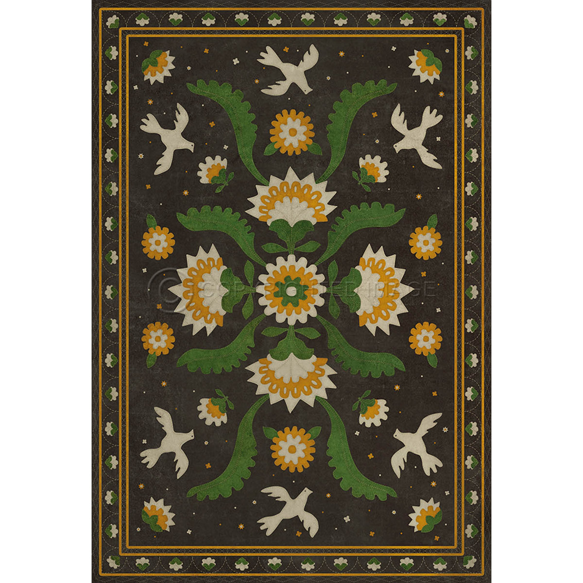 Applique The Greenest Dells 70x102