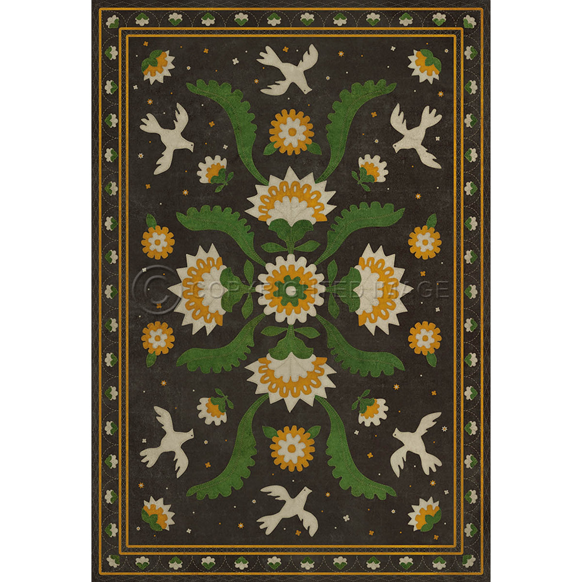 Applique The Greenest Dells 120x175