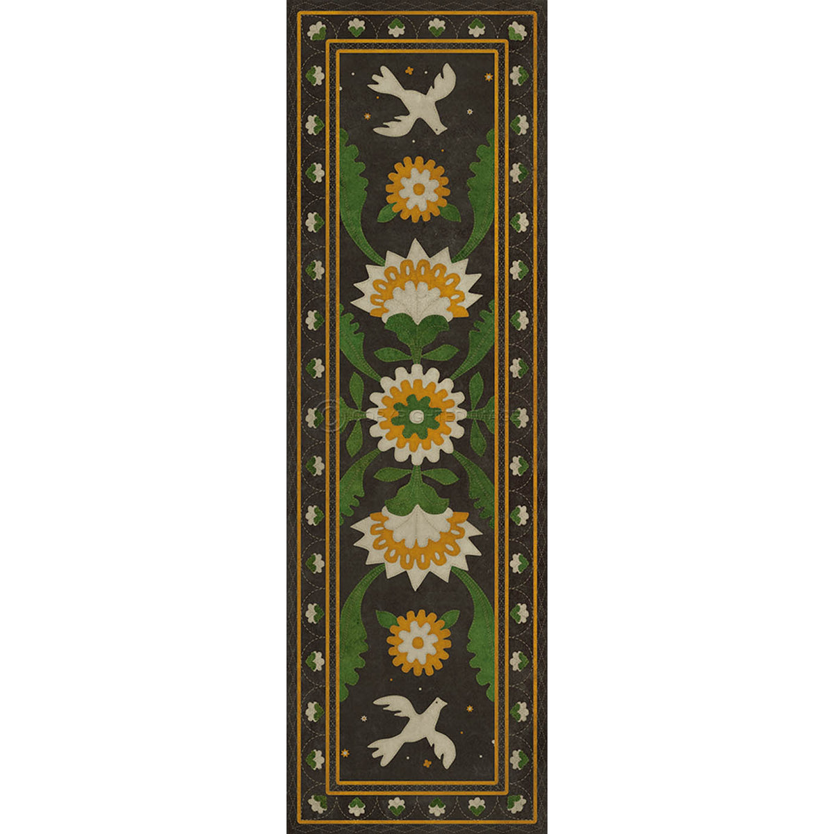 Applique The Greenest Dells 36x115