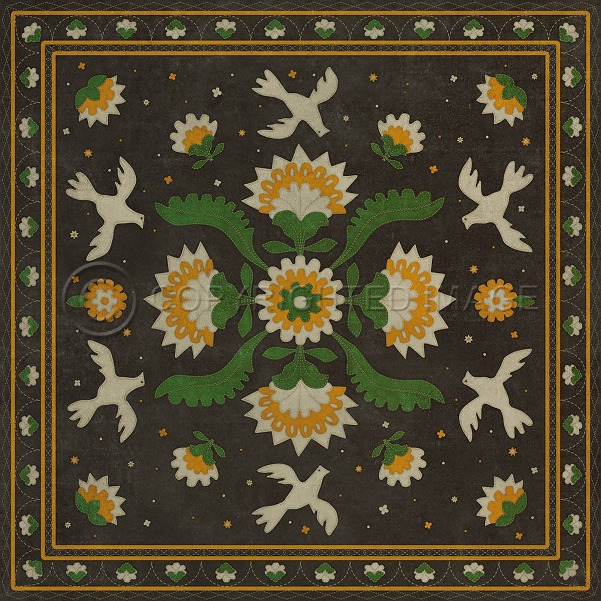 Applique The Greenest Dells 60x60