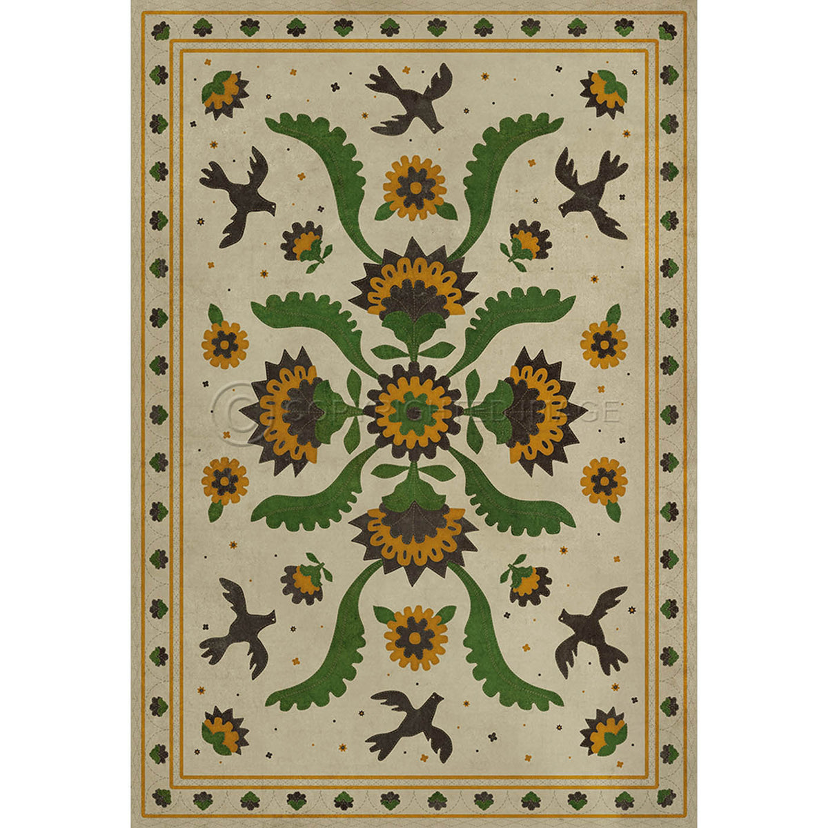 Applique Wild Bees Song 52x76