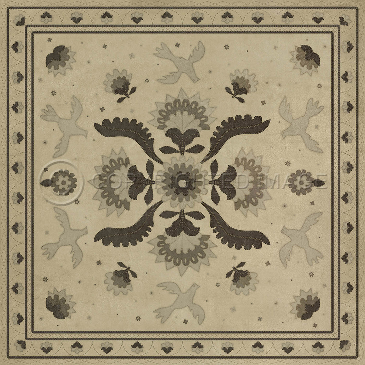 Applique With Joy We Strung 36x36