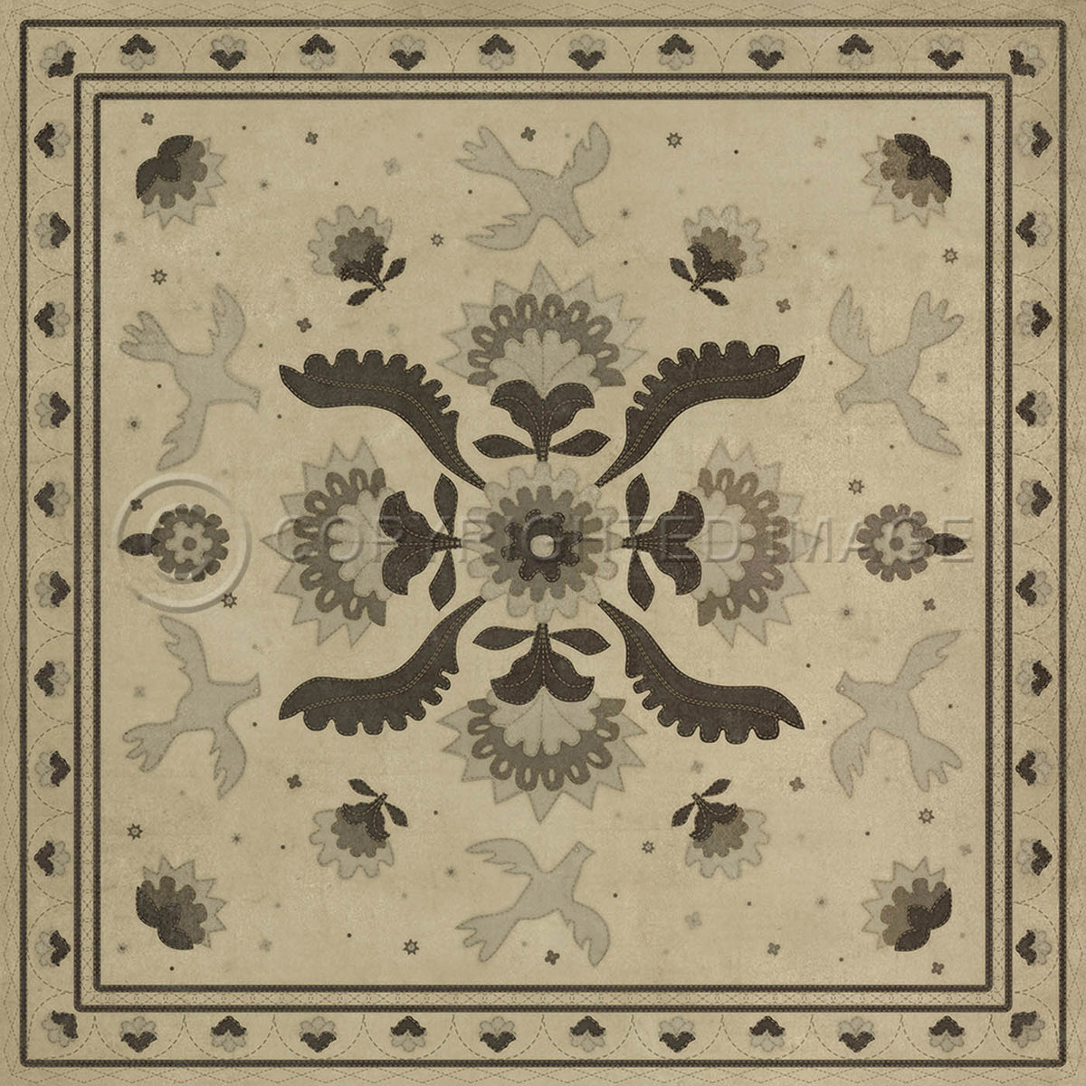 Applique With Joy We Strung 60x60