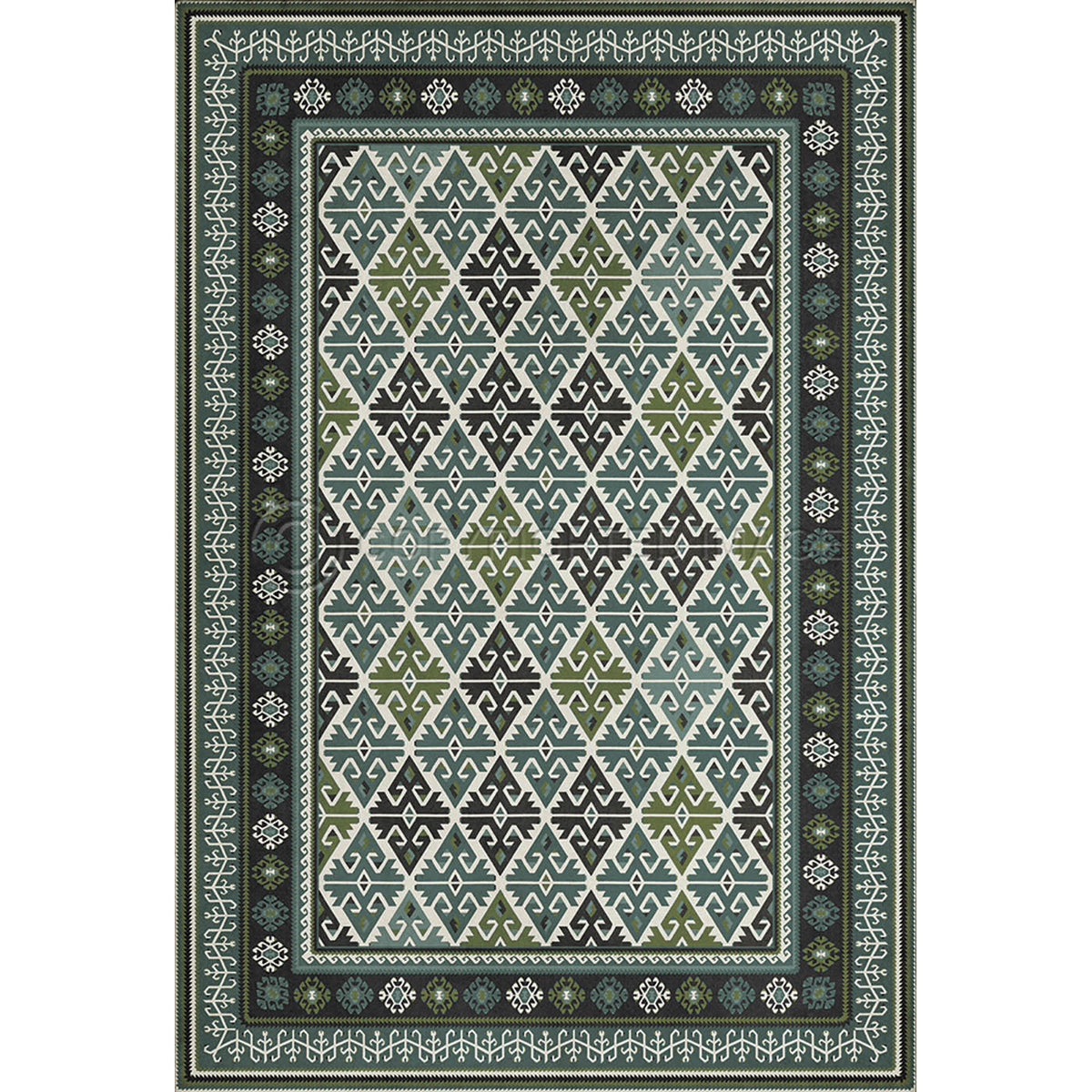 Burdock and Star Evergreen 38x56