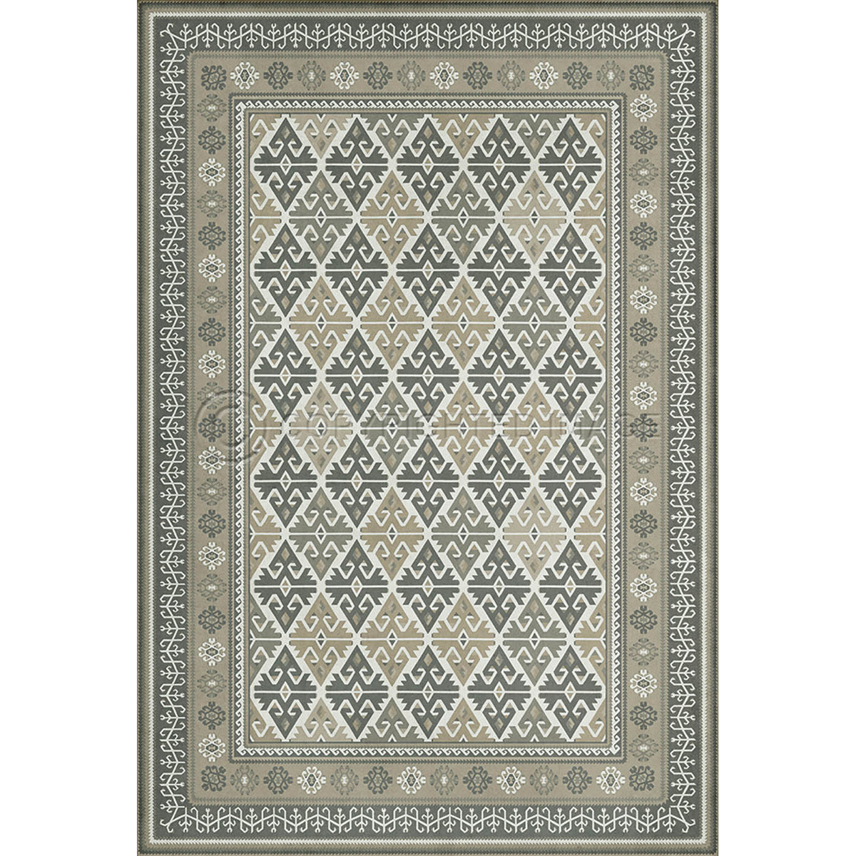 Burdock and Star Linen and Mole 38x56