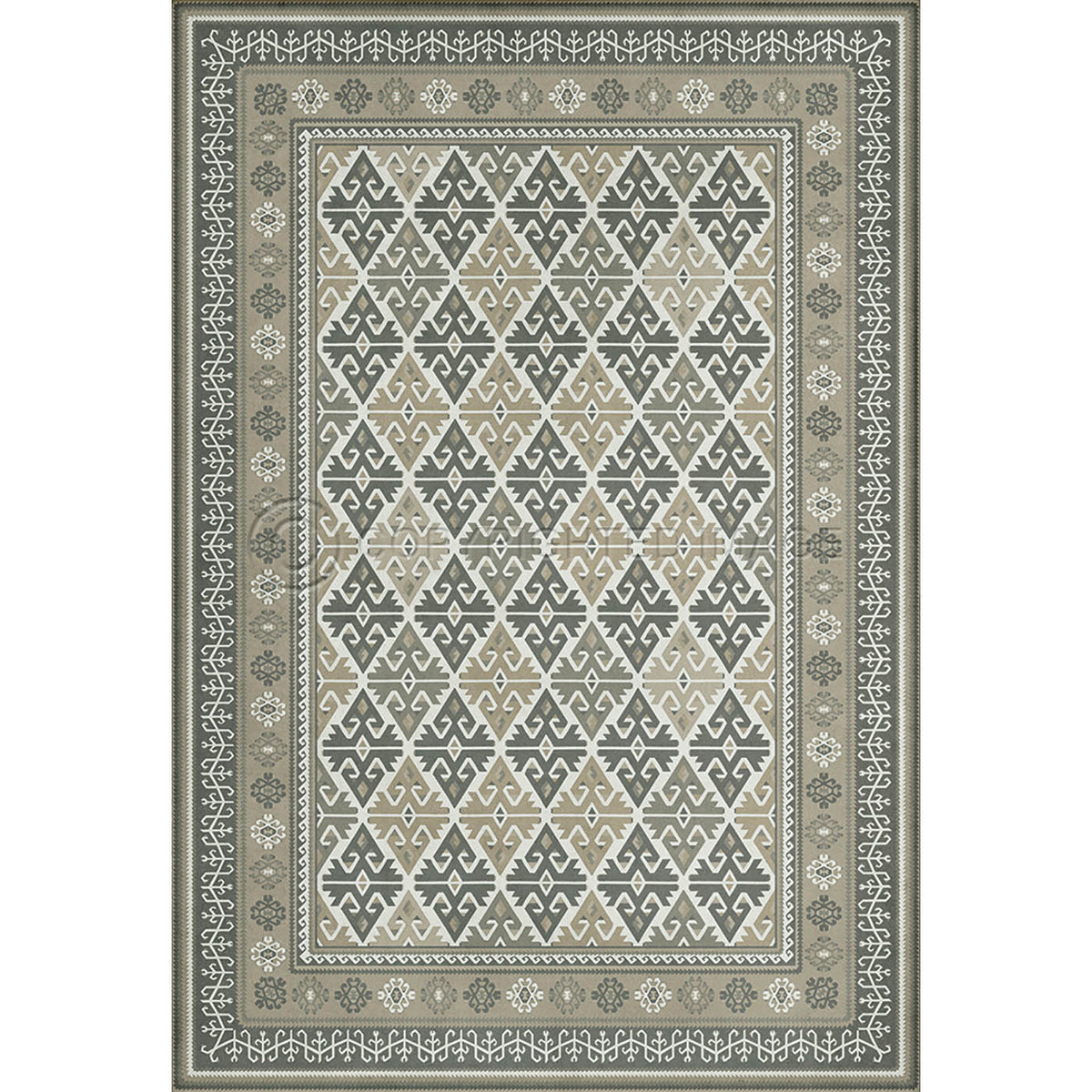 Burdock and Star Linen and Mole 70x102