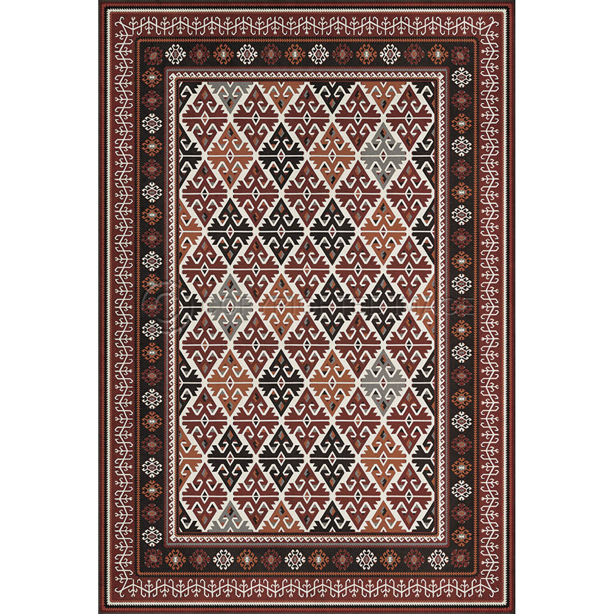 Burdock and Star Russet and Spice 38x56