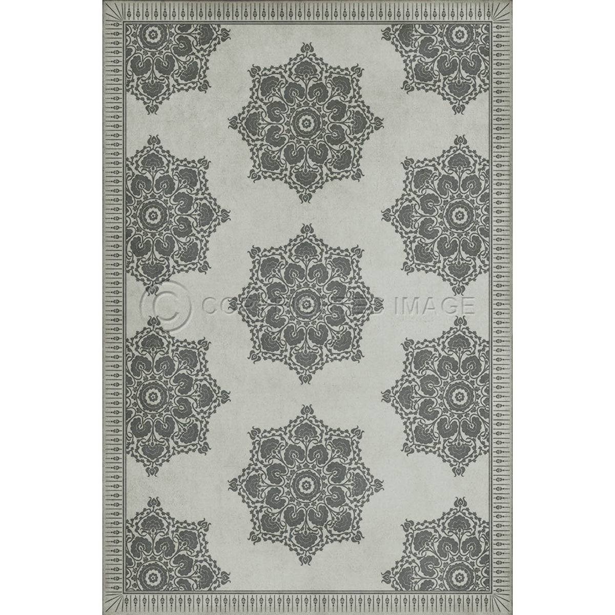 Indian Loop Linen and Charcoal 20x30