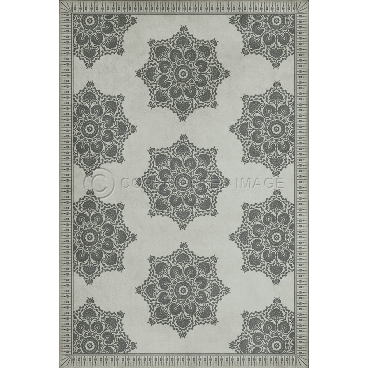 Indian Loop Linen and Charcoal 38x56