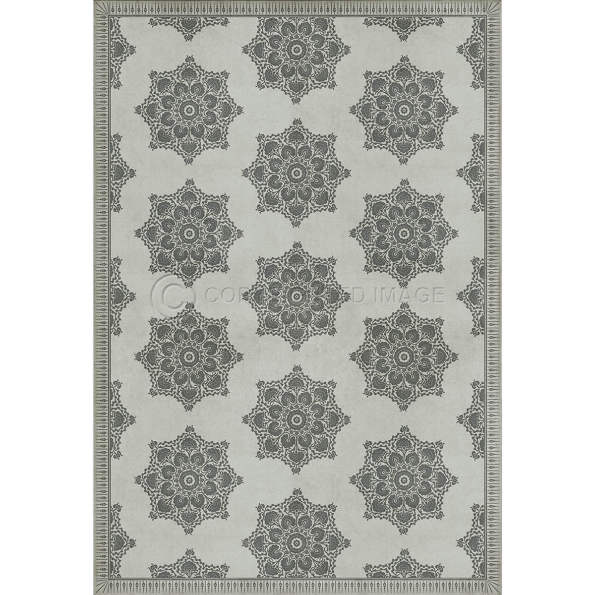 Indian Loop Linen and Charcoal 96x140