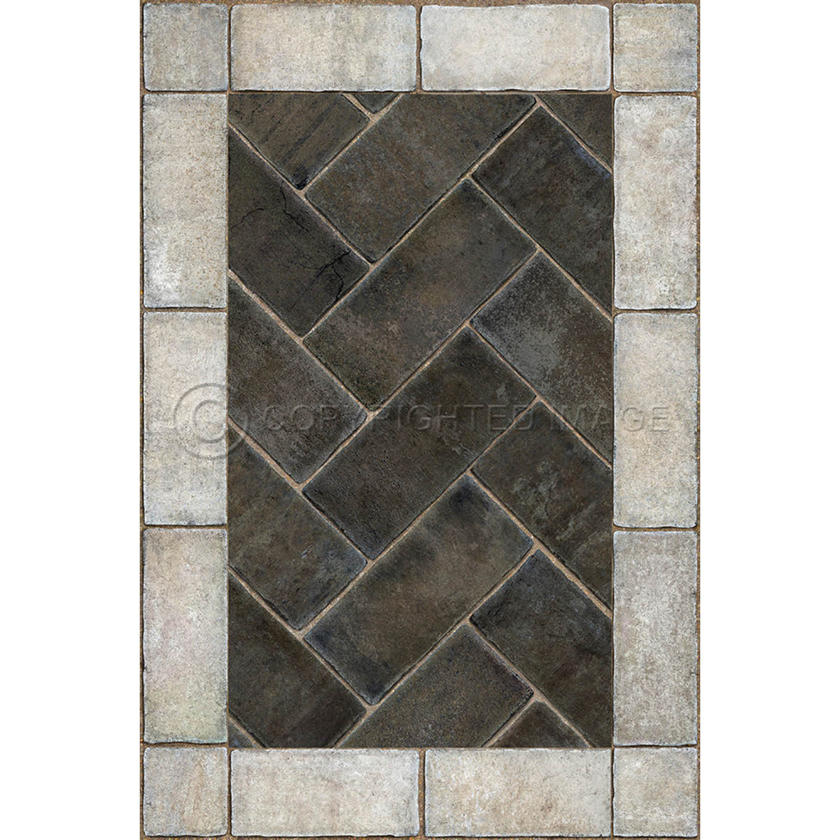 Herringbone Pewterware 20x30