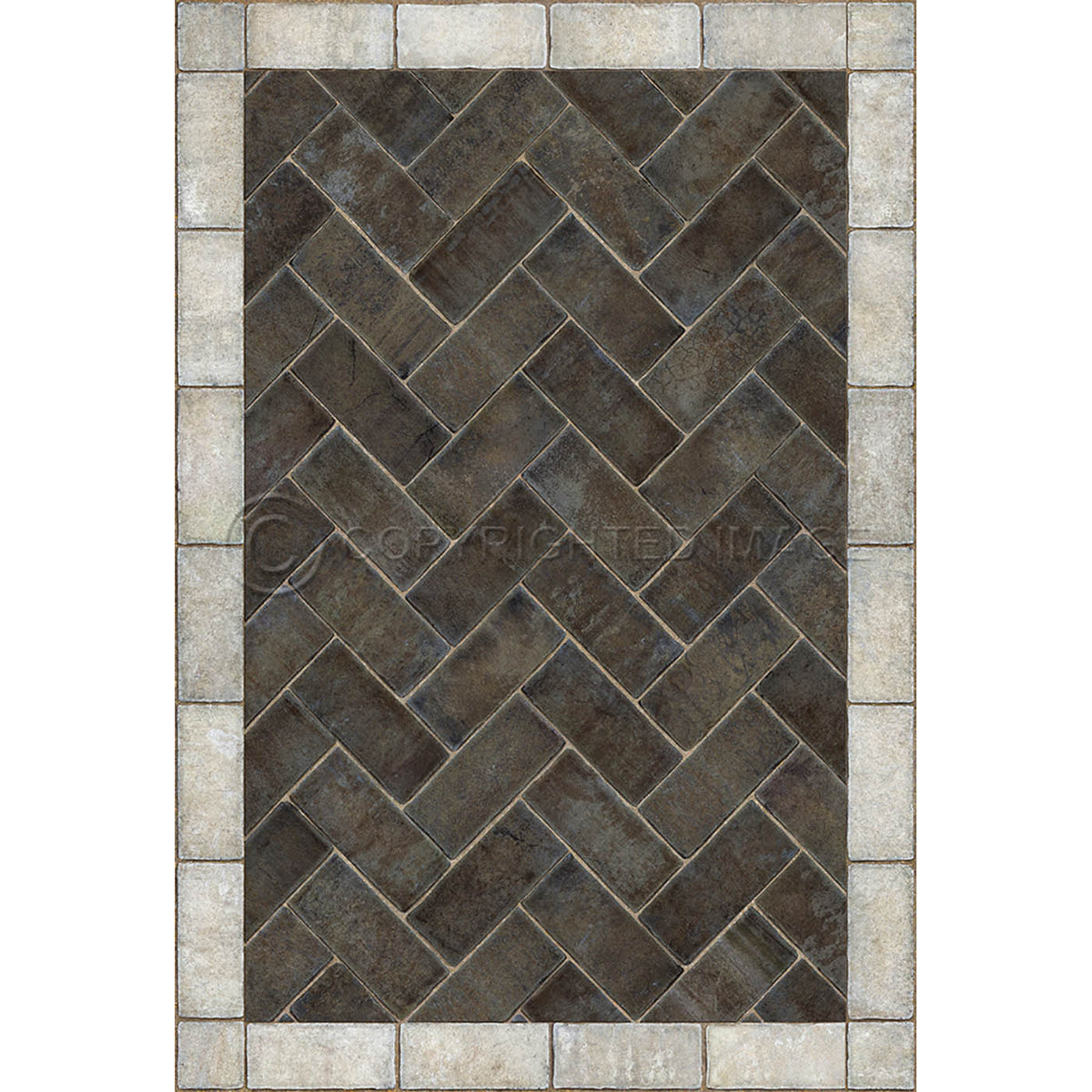 Herringbone Pewterware 38x56