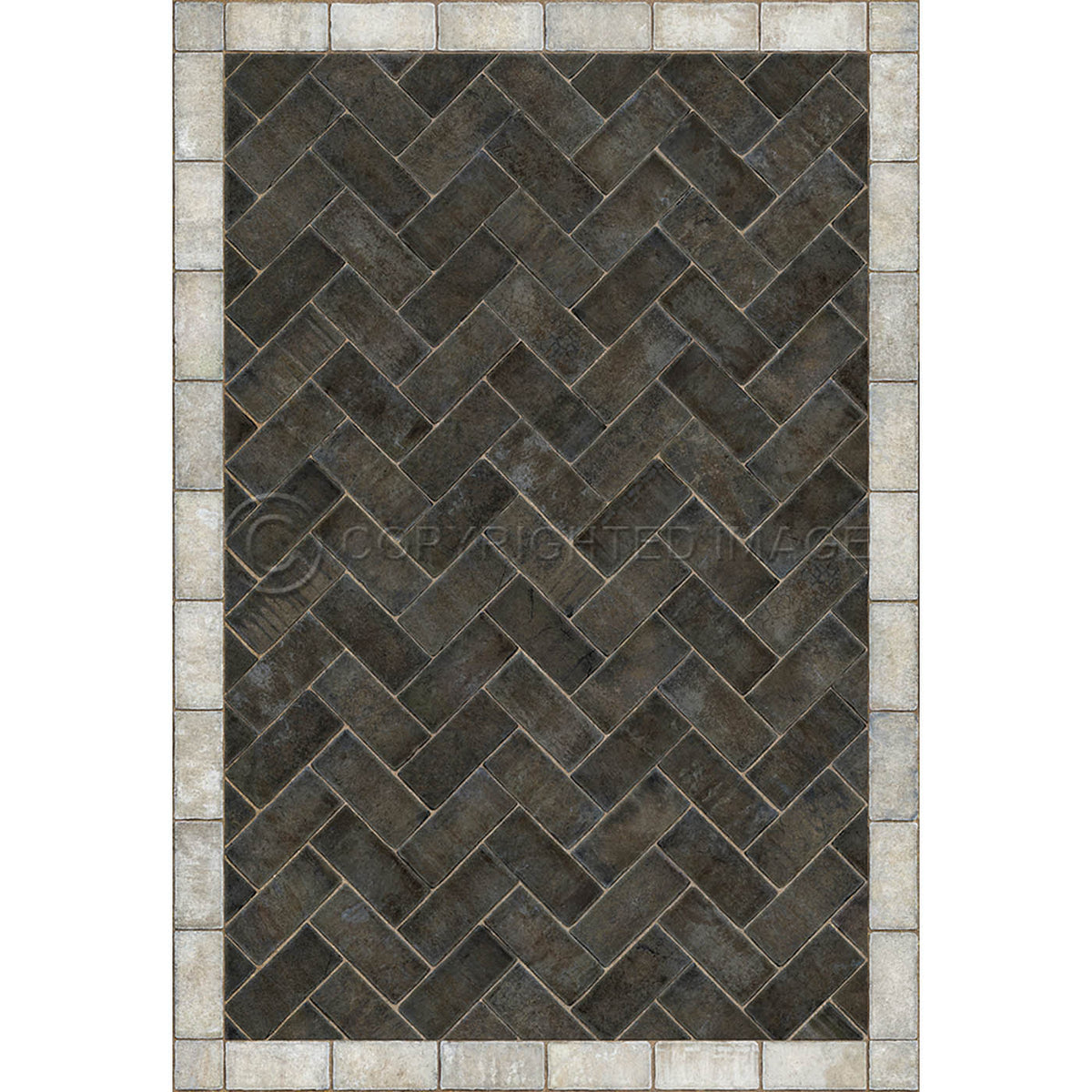 Herringbone Pewterware 52x76